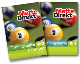 Matte Direkt Träningshäfte 9:1, 9:2