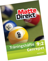 Matte Direkt Träningshäfte 9:2 Genrepet
